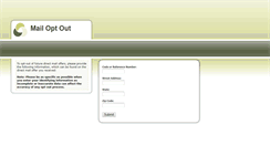 Desktop Screenshot of mail-opt-out.org